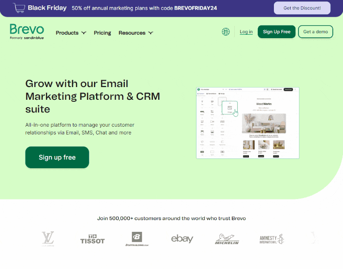 how to sign up in brevo