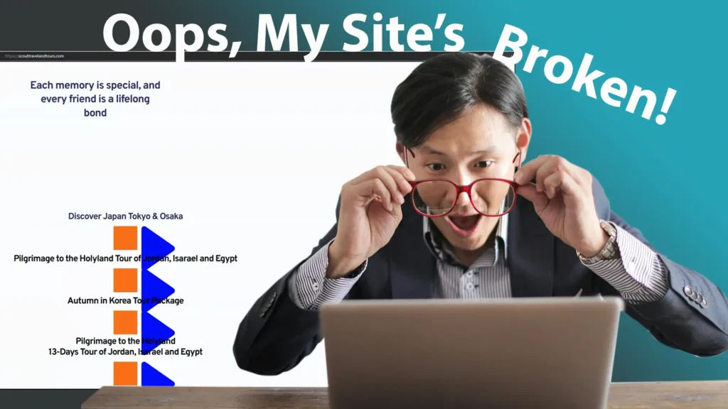 Broken Brizy WP Site